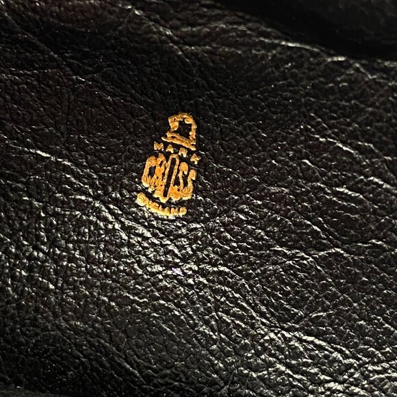 Vintage All Suede Leather Butterfly Purse Mark Cross England Brand 50's to 70's - Picture 6 of 14